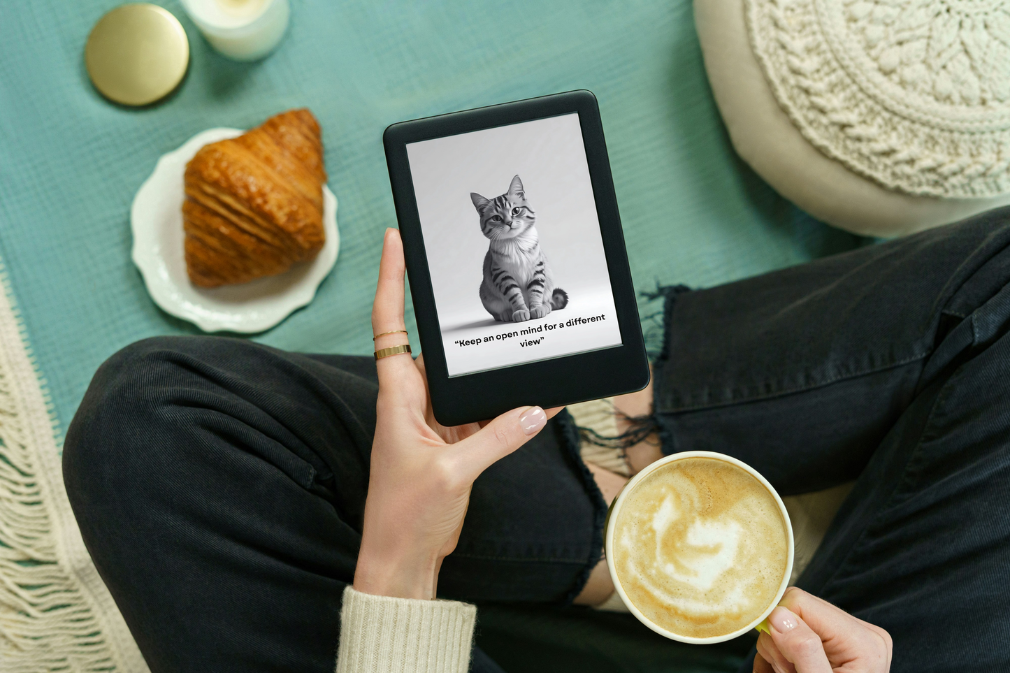 “Motivational Cat Art – Instant Digital Download to Inspire Your Day”